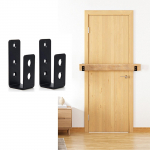 2x4 Ukse turvariba U-kinnitus Tugevad seadmed &Ouml;&ouml;lukk Uks Ukse tugevdusklamber one size must