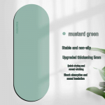 Paksenatud libisemiskindel ovaalne kummist joogamatt - Vaikne treeningsaali v&auml;ljaanne 60x180 cm