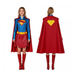 Cosplay kost&uuml;&uuml;m, halloweeni homse t&uuml;druku cos supergirl kleit kangelane supergirl sukkp&uuml;ksid keep kost&uuml;&uuml;m S