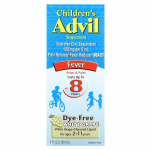 Advil, Laste Advil, Palaviku vastu, vanusele 2&ndash;11 aastat, Valge viinamari, 4 vedeluntsi (120 ml)