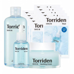 Torriden DIVE-IN madalmolekulaarne h&uuml;aluroonhape 4-astmeline komplekt (Tooner 300ml + Seerum 50ml + Rahustav kreem 100ml + Kangasmask 10 tk)