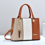 Uus moekas v&auml;rviline naiste kott, suur mahutavusega PU-nahast &otilde;lakott, crossbody kott, k&auml;ekott 30*13*22 kollane