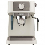 Machine &agrave; expresso - DELONGHI - STILOSA EC235.CR - Solo pompe - Bouilloire inox - Compatible ESE - Buse vapeur - Finition cr&egrave;me beež