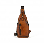 Whatna Antiikstiilis Tanitud Naturaalsest Lehma Nahast &Uuml;he &Otilde;laga Meeste Kott, Kehakott, Rinna Kott, Ristkott, Ehtne Paks Nahk, Kingitus Meestele,