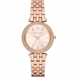 Michael Kors MK3431 Darci Roosakuldse Tooniga Kivist Bezeliga Kvartsikell Heleroosa