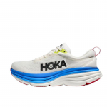HOKA ONE ONE Bondi 8 Running Shoes Men's White 1127953-BVR 44