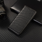 Krokodillik&otilde;hu ehtne nahast klapp&uuml;mbris Samsung Galaxy S20 S21 S22 S23 S24 S25 S26 FE Plus Ultra Edge Kaas Kaardihoidjad S26 must