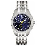 TISSOT Kvartsmehhanism 100m Veekindlus Meeste K&auml;ekell Kell 39mm Sinine sihver Roostevabast terasest korpus T22.1.686.41 Blue Dial