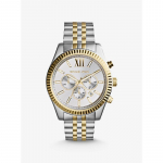 Michael Kors Suur kahetooniline Lexingtoni k&auml;ekell MK8344 h&otilde;be