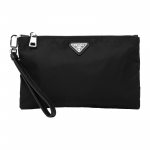 Prada Klassikaline Moodne T&otilde;mblukuga Kinnitus Eemaldatav Randmepael Rihmata Nailonist Sidur Randmekott Meeste k&auml;ekotid Must 2NH004-2DMH-F0002 Basic Set (Bag)