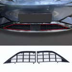 For BYD Sealion 7 Sea lion 07 EV 2024 2025 Car Front Grille Middle Net Pure Electric Or Extended Range Version ect-proof Net ABS matte black