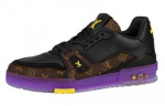 LOUIS VUITTON X Lakers Lv Tossud Pruun Monogram Musta Lilla detailiga 1A8WJ6 43