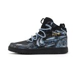 Nike Court Borough Passionate Rhythm Synthetic Leather Thermal Abrasion Resistant Thermal Abrasion Resistant Mid top AA0547-002(Team1727- ) 42 gray