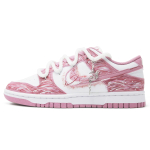 Nike Dunk SSS Manufacturing, Falling Moon Abrasion Resistant Abrasion Resistant Low top Skateboard Shoes Women's Pink DD1873-112(Team138-) 37.5