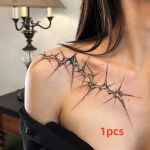 &Otilde;latorniga t&auml;toveeringukleebis Halloweeni Cosplay Punk V&otilde;ltsitud t&auml;toveering naisele mehele rangluule Ajutised t&auml;toveeringud Faux Tatouage Femme