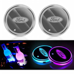 Uus 2026 Auto Kleebis Ford Mondeo Focus Raptor Edge Explorer Ranger Fiesta Kuga ST jaoks 7 V&auml;rvi LED Autotassihoidja Valgusti Helendav