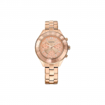 Swarovski Octea Lux K&auml;ekell Kvartsmehhanism Metallrihm Kuldne sihver Naiste kellad 5610469 Rose Gold Strap