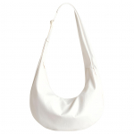 COS Reguleeritav &Otilde;larihm Kaarjas Profiil Pol&uuml;ester Poolkuu Crossbody Kott Naiste kotid Valge 1336191002 White