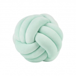 Puuvillane DIY K&auml;sitsi kootud s&otilde;lmepalli padi Auto padi Diivani t&ouml;&ouml;istme padi Palus Palus-tundega pehmendatud padi Kodu kaunistamise padi Diameter 22CM heleroheline v&auml;rv