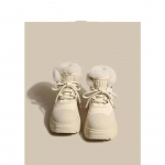 Naiste kohev soe platvormlumisaapad Talvised disainer n&ouml;&ouml;ridega puuvillased kingad Luksuslik t&otilde;mblukuga spordiankelsaapad botas de mujer 35