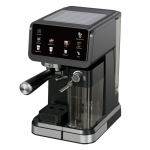 Mitmeotstarbeline poolautomaatne Itaalia kohvimasin piimavahustajaga, 20 baari r&otilde;hk, kodukasutuseks UK Standard 220V [with Plug Adapter] black