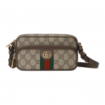 Gucci Ophidia kulunud topelt-G logoga lukuga rihmaga &uuml;le &otilde;la v&otilde;i &otilde;lal kantav kott Meeste kotid Beež Eebenipuu 722557-96IWT-8745 Basic Set (Bag+Dust Bag)