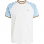 adidas Originals Cali 3 triibuga T-s&auml;rk Valge Clear Sky KC4960 XS