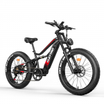 Cleytro ES7 Kahevedrustusega Elektrijalgratas, 48V 18AH Aku, 7-k&auml;iguline Shimano K&auml;iguvahetaja, H&uuml;draulilised Ketta pidurid must
