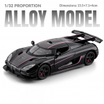 1:32 Koenigsegg ONE 1 Simulatsioonterasest Valatud Superauto, Poiste M&auml;nguasi V&otilde;idus&otilde;iduauto, Autode Mudelite Kogu, Kaunistus, Kingitus