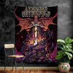 Avenged Sevenfold Graafik Vaip Elutuppa Kodu &Uuml;hiselamu Kaunistus Kunst Kodu Kaunistus 150x100cm(60x40in)