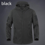 Meeste topid v&auml;listingimustes Soft Shell Charge Sport Warm Pullover Veekindel tuulekindel matkaarmee matkajope S must