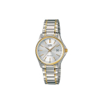 Casio Vintage Series Lihtne Retro Kunstiline Kvartsmehhanism Roostevabast Terasest Rihmaga K&auml;ekell Naiste Kellad Valge LTP-1183G-7A Regular Watch Box,Medium Gold Strap