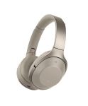 Sony juhtmevabad m&uuml;rasummutavad heliseadmed halli-beeži v&auml;rvi MDR-1000X k&otilde;rvaklappidega, Bluetooth/k&otilde;rglahutusega &uuml;hilduvad, mikrofoniga, (MDR-1000X C)