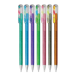 Pentel K110/K108/K110V H&uuml;briid Kahev&auml;rviline L&auml;ikiv V&auml;rv Segatud S&auml;delustega Geelpliiats Piimav&auml;rv 1.0mm Kaardi Kaunistus Maali Disain beige