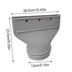 Kaasaskantav konditsioneer Akna tuulutusava komplekt AC v&auml;ljalasketoru &uuml;hendusosa 130 mm/150 mm l&auml;bim&otilde;&otilde;duga toru liigendadapter Pikendustoru 1,5 m