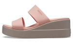 Crocs Brooklyn Kerged Heleroosad Sandaalid Naiste 206219-6RL 39-40