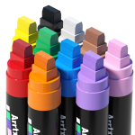 Arrtx Akr&uuml;&uuml;lv&auml;rvi 15mm Lai L&otilde;ikuriga Pigment Maalimiseks ja Pakendatud Pliiatsid, Otsik, Vesibaasilised Markerid, Kivid, Klaas, Keraamika, Portselan, Puit, Kangas, blue