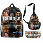 2023 Uus Skibidi Tualeti Naljatuskomplekt Seljakott Oxfordi Kangast Unisex 20L Mahutavus Hingav Style A