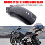 Must Mootorratta Tagumine Poritiib Poritiib Metall Yamaha Virago V-Star 650 Honda jaoks -