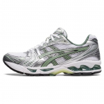 ASICS Gel Kayano 14 Valge Puhta H&otilde;bedane Kiltkivihall Salveiroheline 1201A019-107 38