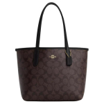 Coach City 23 Klassikaline Monogramm Kl&otilde;psuga T&otilde;mblukuga Tassikott Naiste tassikott Kuldne Pruun Must CN733-IMAA8 Gift Box Sets (Basic Set+Black Box) black