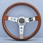 14-tolline JDM Klassikaline Vintage Puidust Rooliratas Autov&otilde;idus&otilde;idu Spordiratas Wood