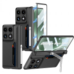 Motorola Razr Fold Kokkupandav Mobiiltelefoni&uuml;mbris Kaardipakk Kaardihoidja Kilega Integreeritud Hoidik Nahk&uuml;mbris MT-RazrFold