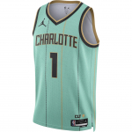 Jordan LaMelo Ball Charlotte Hornets 2024/25 City Edition Meeste Jordan Dri FIT NBA Swingman S&auml;rk FQ4336-356 M (44)