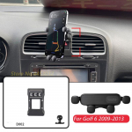 Volkswagen Golf MK6 6 2009-2013 Autole Mobiiltelefoni Hoidik &Otilde;huava GPS-i Gravitatsiooniline Navigatsioonihoidik Horisontaalselt Tarvikud