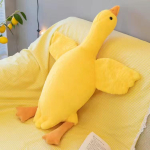 50-190 cm armas suur valge hani pl&uuml;&uuml;sis m&auml;nguasi Kawaii tohutu pardi magamispadja padi, pehme t&auml;idisega loomanukk s&uuml;nnip&auml;evakingitus t&uuml;drukule 90cm