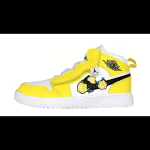 Jordan Air Jordan 1 Mid Alt Keskmise s&auml;&auml;rega Laste Korvpallijalatsid Kollased Laste AT4612-700 33.5 yellow