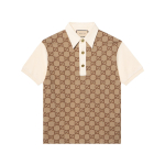 GUCCI Polo S&auml;rgid Meeste Khaki Polo Kraega M&otilde;&otilde;dukas 682015-XJD1F-2270 XS khaki