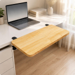 Kokkupandav laud Kokkupandav t&ouml;&ouml;laua pikendusplaat Pikendatav kronstein koduks 40-20cm Folding Wood beige