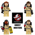 Ghostbusters Stay Puft Marshmallow Man Kvaliteetne ehitusklotsi figuurm&auml;nguasi X108-111 Kogutav minikujukeste komplekt Ghostbusters (4 pcs)